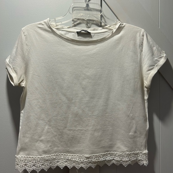 Italian Brand Terranova White T Shirt Size Small - Picture 1 of 3